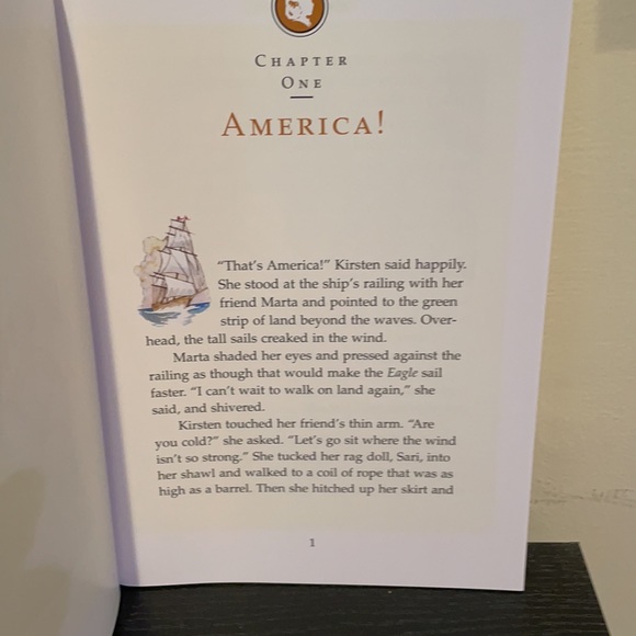 Meet Kirsten An American Girl Book One New Without Tags - Picture 4 of 4